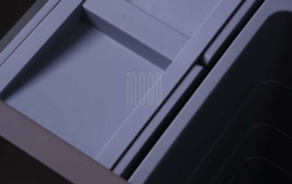 نمای دیگری از سطل زباله برقی