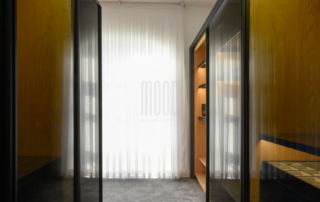 modern walk in closet